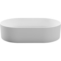 Sapho THIN umývadlo na dosku, Rockstone, 55x35cm, biela mat WN205