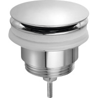 Omp Tea Umývadlová výpusť 5/4“, click-clack, veľká zátka, 10-45mm, chróm 7532.310.5