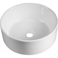 Aqualine Keramické umývadlo na dosku, Ø 40cm, biela 40150