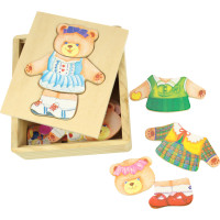 Bigjigs Toys Oblékací puzzle Pani medvedica