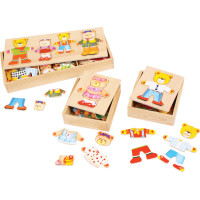 Bigjigs Toys Oblékací puzzle Pani medvedica