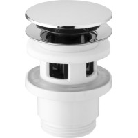 Bruckner Umývadlová výpusť 5/4“, click-clack, veľká zátka, 32-52mm, ABS/chróm 151.309.1