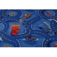 Detský koberec CARS modrý