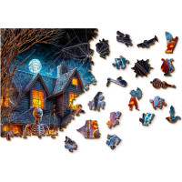 WOODEN CITY Drevené puzzle Halloweensky Pán smrti 1010 dielikov