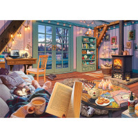 WOODEN CITY Drevené puzzle Útulná chata 505 dielikov