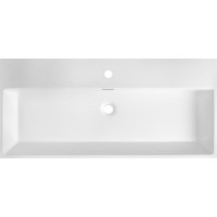 Sapho AQUATIC umývadlo, liaty mramor, 100x46cm, biela AT100