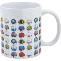 STOR Hrnček keramický 325 ml Pokeballs