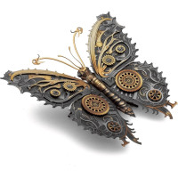 METAL EARTH 3D puzzle Steampunkový motýľ