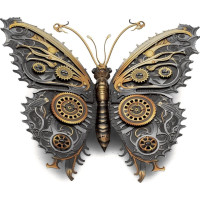 METAL EARTH 3D puzzle Steampunkový motýľ