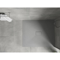 Sprchová SMC vanička MEXEN HUGO 100x140 cm - šedá, 42611014