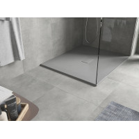 Sprchová SMC vanička MEXEN HUGO 100x140 cm - šedá, 42611014