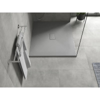 Sprchová SMC vanička MEXEN HUGO 100x140 cm - šedá, 42611014