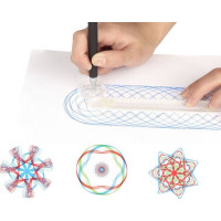 PIXINO Set kresliacich šablón - spirograf