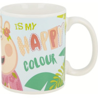 STOR Hrnček keramický 325 ml Prasiatko Peppa Flamingo