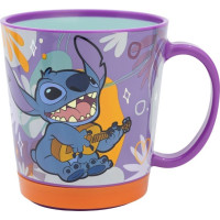 STOR Hrnček s protišmykovým dnom 410 ml Stitch