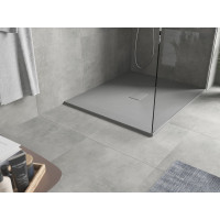 Sprchová SMC vanička MEXEN HUGO 100x120 cm - šedá, 42611012
