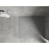 Sprchová SMC vanička MEXEN HUGO 100x110 cm - šedá, 42611011