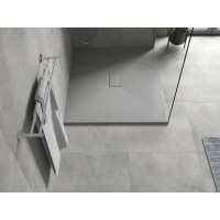 Sprchová SMC vanička MEXEN HUGO 100x130 cm - šedá, 42611013