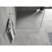 Sprchová SMC vanička MEXEN HUGO 100x130 cm - šedá, 42611013