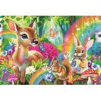 RAVENSBURGER Puzzle Kamaráti z kúzelného lesa 2x24 dielikov