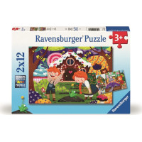 RAVENSBURGER Puzzle Kúzelný svet rozprávok 2x12 dielikov