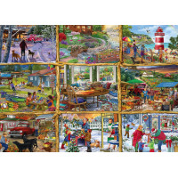 ALIPSON Puzzle Všetky ročné obdobia 1000 dielikov
