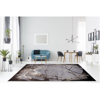 Moderný kusový koberec MATRA šedý H105A