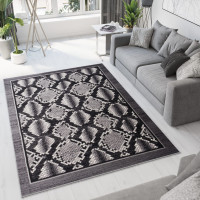 Kusový koberec TAPIS Python - čierny