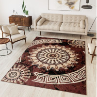 Kusový koberec TAPIS Rosette - hnedý