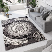 Kusový koberec TAPIS Rosette - tmavo šedý