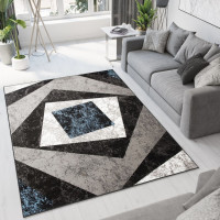 Kusový koberec TAPIS Vertigo - modrý/sivý