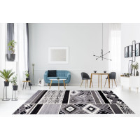 Moderné kusový koberec MATRA šedý H110