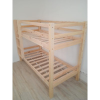 Detská poschodová posteľ Barca PLUS 180x80 cm so zásuvkami - prírodná