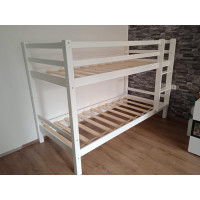 Detská poschodová posteľ BARČA 200x90 cm - biela