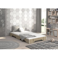 Detská Montessori posteľ SIMPI 160x80 cm - sonoma