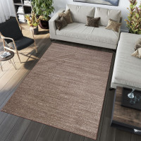 Kusový koberec SARI Mono - světle hnědý