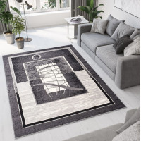 Kusový koberec TAPIS Art - šedý