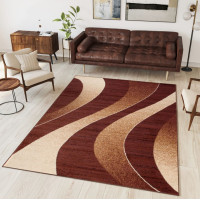 Kusový koberec TAPIS Waves - hnedý