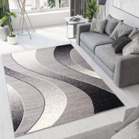 Kusový koberec TAPIS Waves - svetlo šedý