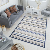 Kusový koberec AVENTURA Stripes - šedý