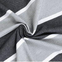 Závesná hojdacia sieť ULTIMATE XXL 200x150 cm - šedá s pruhmi