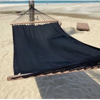 Závesná hojdacia sieť ULTIMATE XXL 200x150 cm - grafitová