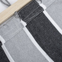 Závesná hojdacia sieť ULTIMATE XXL 200x150 cm - šedá s pruhmi