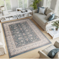 Kusový koberec COLORADO Frame - modrý