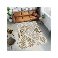 Kusový koberec TANGO Rhombus - krémový/béžový