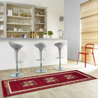 Behúň ATLAS quatro - červený/béžový