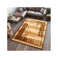 Kusový koberec ANTOGYA Rim - svetlo béžový/hnedý