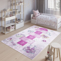 Detský koberček EMMA - Skákací panák - Princezná