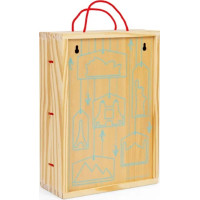 Bigjigs Toys Drevená cestovateľská hracia sada