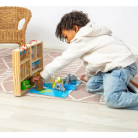 Bigjigs Toys Drevená cestovateľská hracia sada